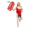 Image de Costume Sauveteur Plage - Rouge - Taille Unique