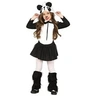 Image de déguisement panda géant fille - 7/9 ans - noir - guirca 83250