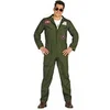 Image de déguisement pilote avion de chasse usa homme - xl - vert - guirca 84875