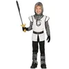 Image de déguisement chevalier blanc enfant - pantalon noir - 5/6 ans - blanc - guirca 85697