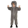 Image de Déguisement Loup Féroce Garçon 3/4 Ans Gris 87490 Guirca
