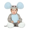Image de déguisement petite souris bébé - 12/24 mois - gris - guirca 88378