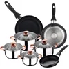 Image de San Ignacio Ensemble De Casseroles Et Poêles Sip 16/20/24 Pk1171 8 Pièces One Size