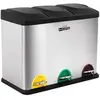Image de Wellhome Poubelle De Recyclage 45l 3 Unités