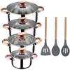 Image de San Ignacio Ensemble De Casseroles Daimiel 3 Unités One Size