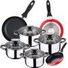 Image de San Ignacio Ensemble De Casseroles Et Poêles 16/20/24 Cm Pk3378 8 Pièces One Size