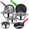 Image de San Ignacio Ensemble De Casseroles Et Poêles 18/22/26 Cm Pk3702 7 Pièces One Size
