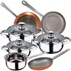 Image de San Ignacio Ensemble De Casseroles Et Poêles 18/22/26 Cm Pk3734 7 Pièces One Size