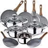 Image de San Ignacio Ensemble De Casseroles Et Poêles 18/20/22/24/26/28 Cm Pk3783 7 Pièces One Size