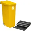 Image de Wellhome Poubelle De Recyclage 110l One Size