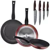 Image de San Ignacio Ensemble De Poêles Et Couteaux 20/24-28 Cm 7 Unités One Size