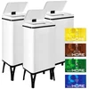Image de Wellhome Poubelles Intelligentes 50l 3 Unités One Size