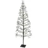 Image de Wellhome Sapin De Noël Avec 9 Branches Et 160 Lumières Led 120 Cm