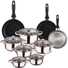 Image de Wellhome Ensemble De Casseroles Et Poêles Pk8182 15 Pièces One Size