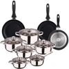 Image de Wellhome Ensemble De Casseroles Et Poêles Pk8185 15 Pièces One Size