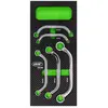 Image de Jbm Jeu De Clés à Anneaux Eva Carbon Fiber Finish Tray 5 Pièces