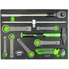 Image de Jbm Clé à Cliquet Hammer. Handle And Sloging In Eva Tray Spanner One Size