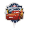 Image de bougie anniversaire 2d cars 7.5cm - dekora 346215