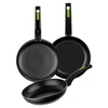 Image de Ensemble de 3 pièces poêle TP-8435092423253_240019_Vendor 18 22 26 CM Vert Aluminium 26 cm