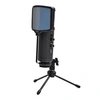 Image de Microphone de Bureau KEEP OUT XMICPRO USB Streaming LED Noir