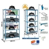 Image de - Etagère de rangement 2000x1000x400mm Bleu blanc Charge 180Kg - Simonclick PLUS 5/400