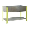 Image de SimonRack - Jardinière galva/vert 200L avec étagère - UrbanGarden Top 850x1200x600 Galva S