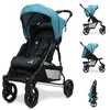Image de Asalvo Cadiz Poussette ultra légère, inclinable, capote SPF50+, harnais 5 points, de 6 mois à 17 kg, couleur pétrole en occasion ou reconditionné