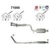 Image de Catalyseur As 71088 Mercedes-Benz