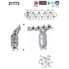 Image de Catalyseur As 21773 Opel;Vauxhall