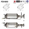 Image de Filtre À Particules / À Suie, Échappement Fd1003 As As Fd1003 Ford;Volvo