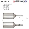 Image de Filtre À Particules / À Suie, Échappement Fd1007q As As Fd1007q Citroen;Peugeot