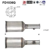 Image de Filtre À Particules / À Suie, Échappement Fd1036q As As Fd1036q Citroen