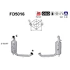 Image de Filtre À Particules / À Suie, Échappement Fd5016 As As Fd5016 Ford;Mazda;Volvo