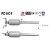 Image de Filtre À Particules / À Suie, Échappement Fd1037 As As Fd1037 Mercedes-Benz