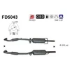Image de Filtre À Particules / À Suie, Échappement Fd5043 As As Fd5043 Opel;Vauxhall