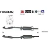 Image de Filtre À Particules / À Suie, Échappement Fd5043q As As Fd5043q Opel;Vauxhall