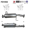 Image de Filtre À Particules / À Suie, Échappement Fd1052 As As Fd1052 Mitsubishi