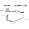 Image de Filtre À Particules / À Suie, Échappement Fd7005 As As Fd7005 Audi;Seat;Skoda;Volkswagen