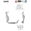 Image de Catalyseur As 20459 Ford