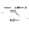 Image de Filtre À Particules / À Suie, Échappement Fd5067q As As Fd5067q Bmw