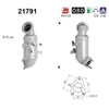 Image de Catalyseur As 21791 Chevrolet;Opel;Vauxhall