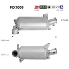 Image de Filtre À Particules / À Suie, Échappement Fd7009 As As Fd7009 Volkswagen