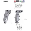 Image de Catalyseur As 28683 Citroen;Peugeot;Toyota