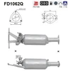 Image de Filtre À Particules / À Suie, Échappement Fd1062q As As Fd1062q Volvo