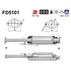Image de Filtre À Particules / À Suie, Échappement Fd5101 As As Fd5101 Ford