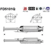 Image de Filtre À Particules / À Suie, Échappement Fd5101q As As Fd5101q Ford