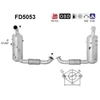 Image de Filtre À Particules / À Suie, Échappement Fd5053 As As Fd5053 Ford;Mazda;Volvo
