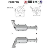 Image de Filtre À Particules / À Suie, Échappement Fd1071q As As Fd1071q Nissan