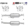 Image de Filtre À Particules / À Suie, Échappement Fd5110 As As Fd5110 Ford