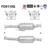 Image de Filtre À Particules / À Suie, Échappement Fd5110q As As Fd5110q Ford